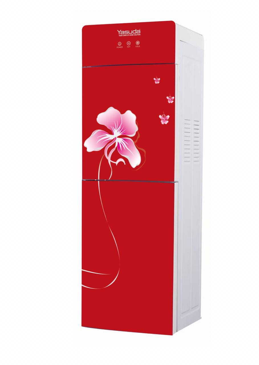 Yasuda Hot and Cool Floral Stand with Cabinet&Compressor Water Dispenser